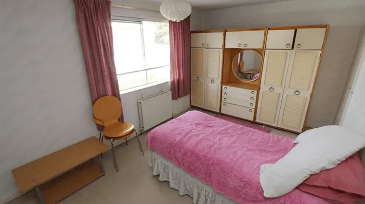 Bedroom at cheap property in Fife